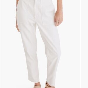 Madewell Utility fatigue Women's Cream  Pants size 25